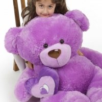 36 " Lavender teddy