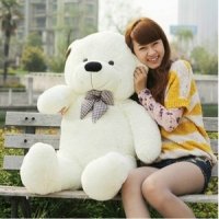 42" Giant teddy white
