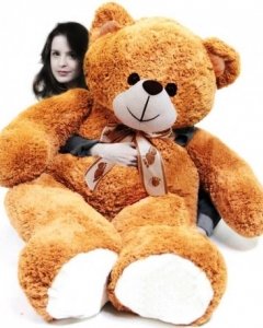 4ft brown bear