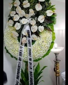 Funeral all white